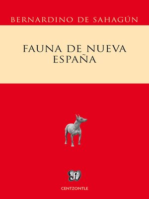 cover image of Fauna de la Nueva España